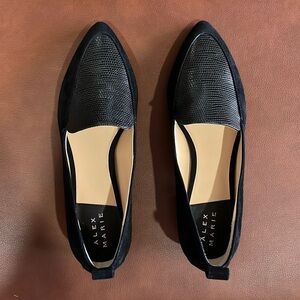 Alex Marie Black Loafers